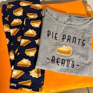 Pie pants ready pajama set